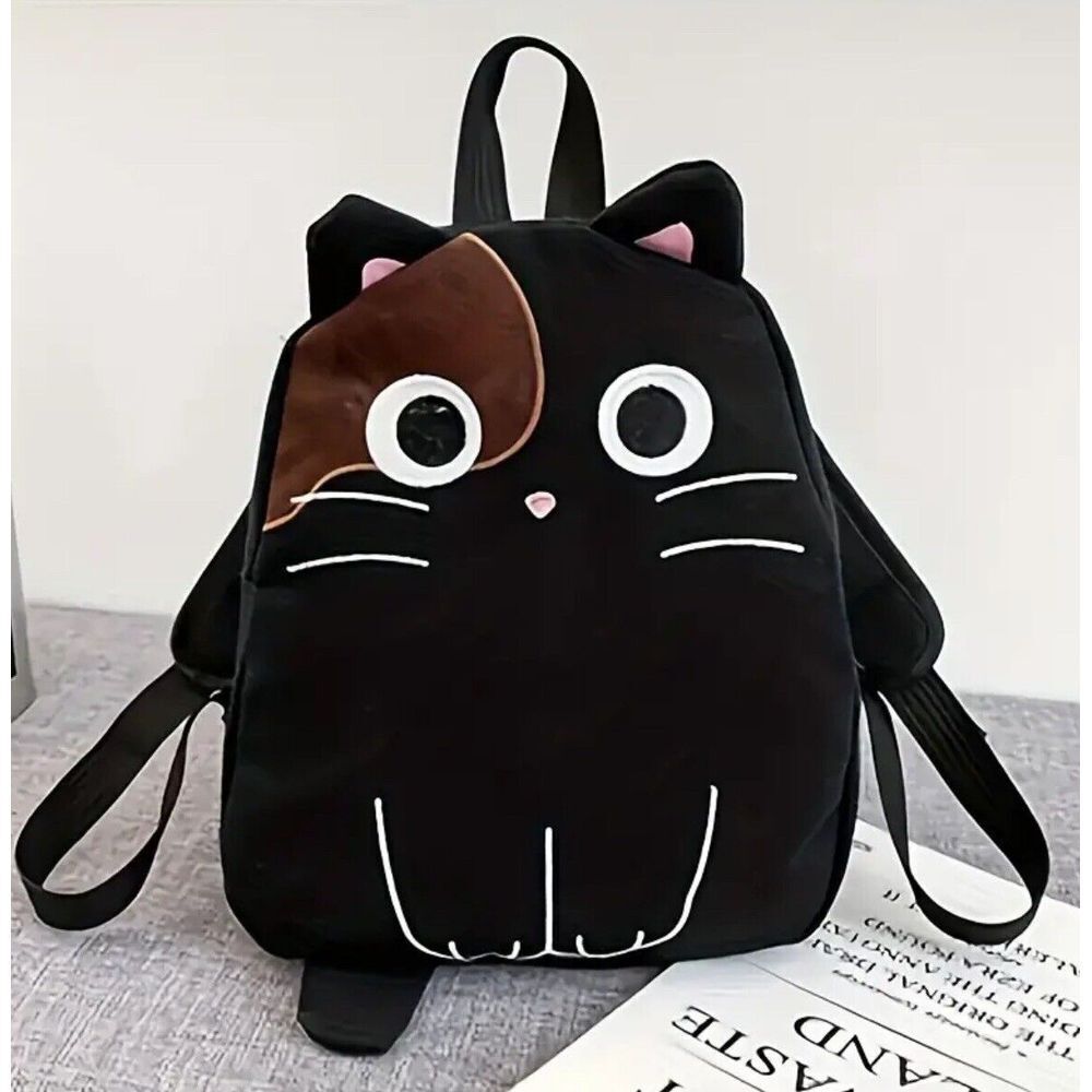 Black Cat‎ Backpack Bag Purse Cute Kawaii NWT